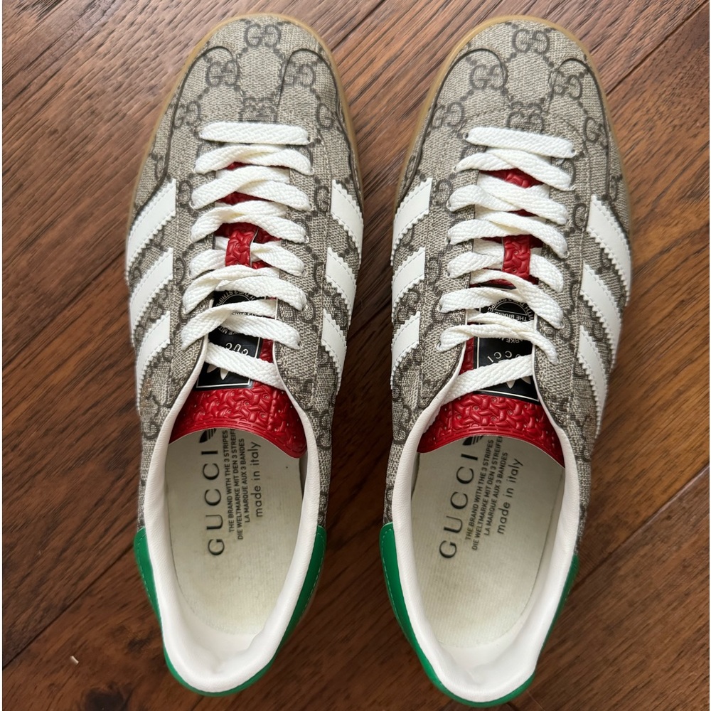 Gucci Adidas logo sneakers